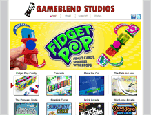 Tablet Screenshot of gameblend.com