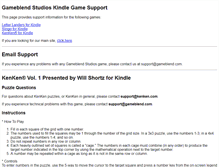 Tablet Screenshot of kindle.gameblend.com